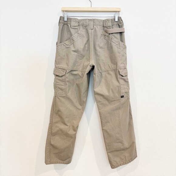 5.11 Tactical Cotton Canvas Cargo Utility Pants Khaki Tan Work Pockets Womens 10 - Picture 11 of 13